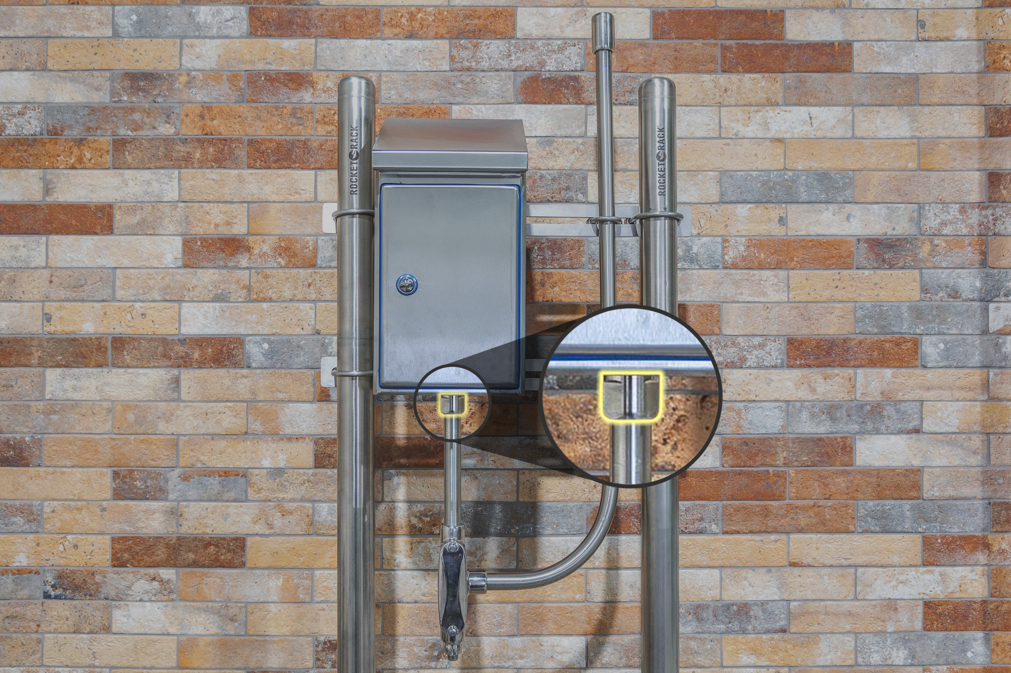 application illustration of robroy stainless conduit hub