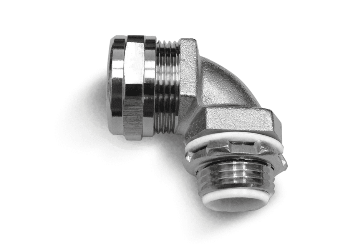 robroy stainless industrial liquid tight fitting 90 degree option