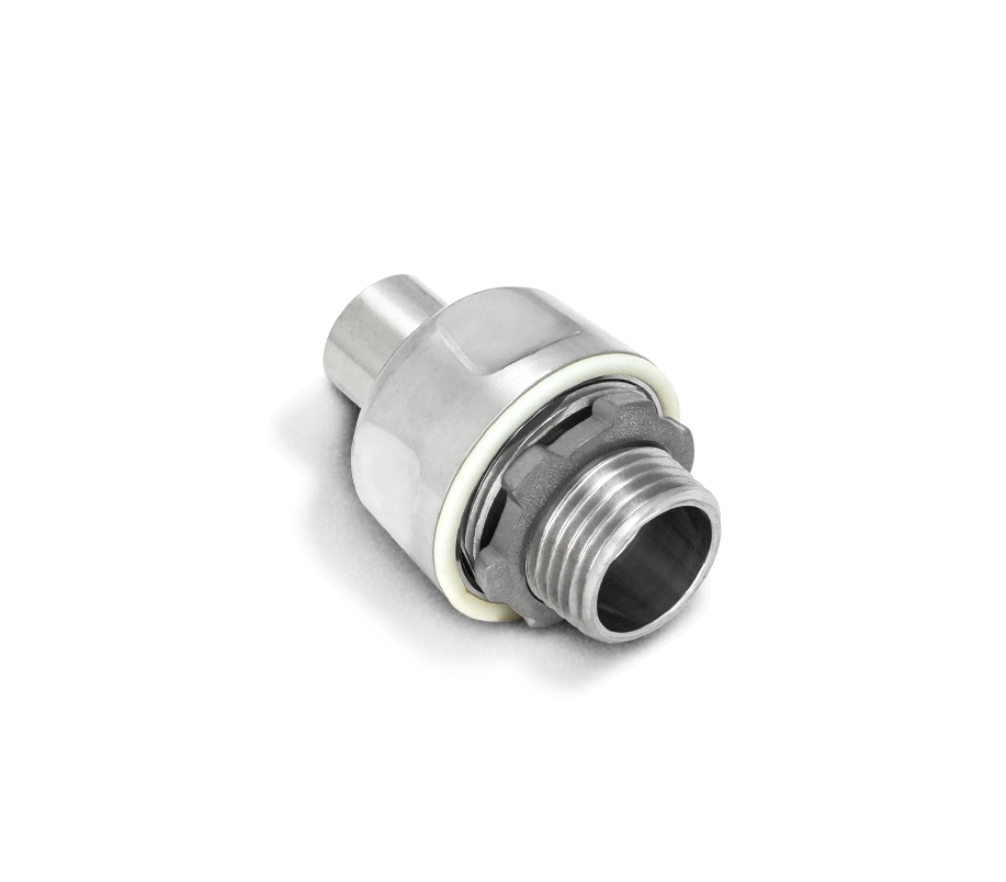 robroy stainless food grade liquid tight fitting straight option
