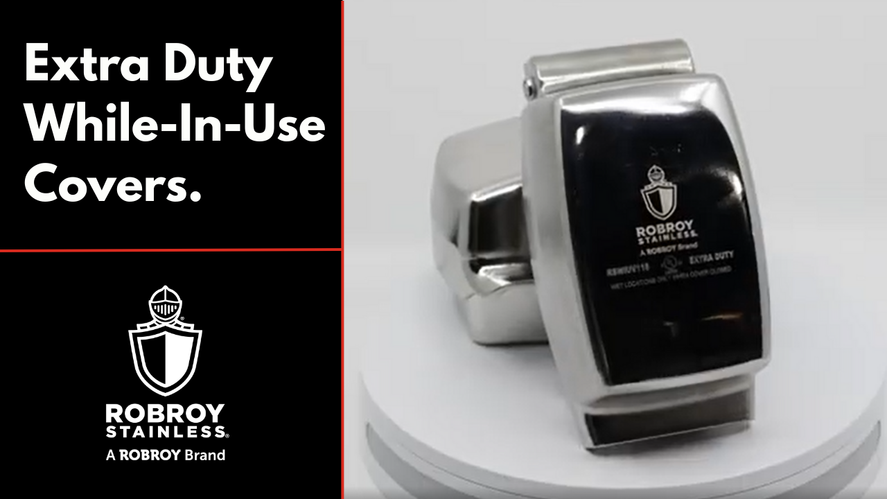 Extra Duty While In Use Covers in Horizontal and Vertical Orientations