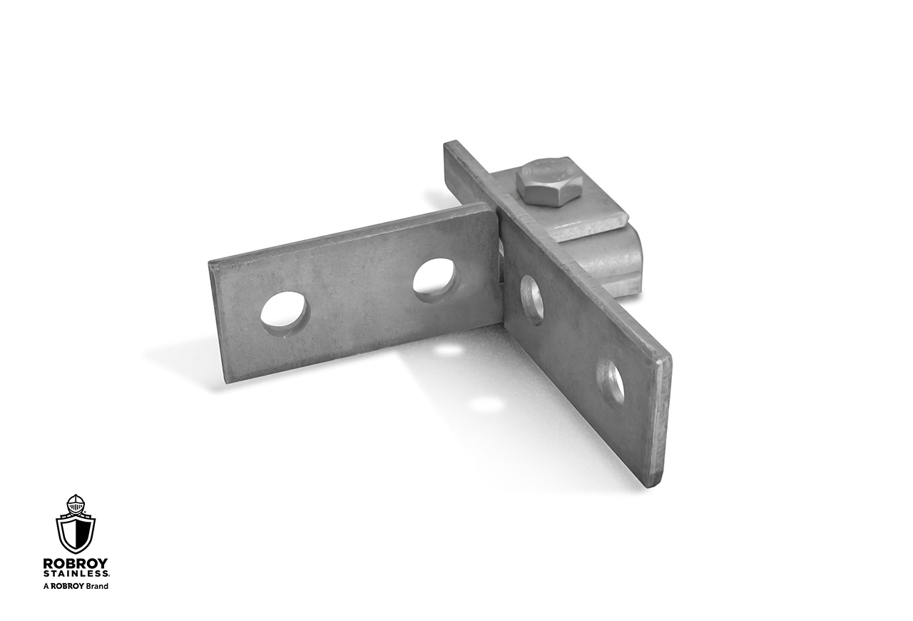 2 Hole Corner Angle Plate, 316 Stainless Steel