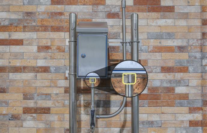 application illustration of robroy stainless conduit hub