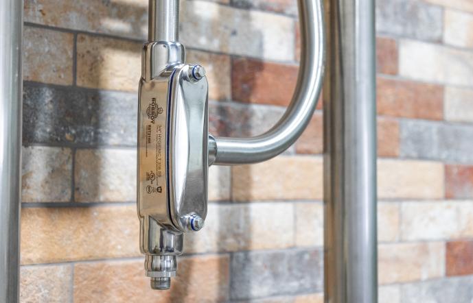 Robroy Stainless fitting in application