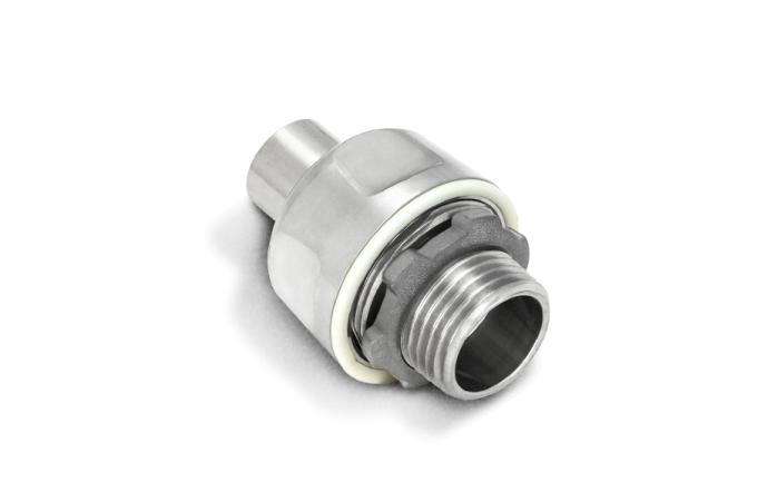 robroy stainless food grade liquid tight fitting straight option
