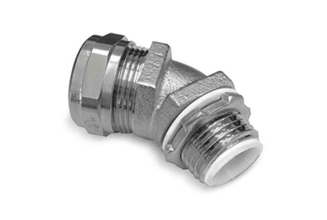 45-Degree Liquid Tight Fittings