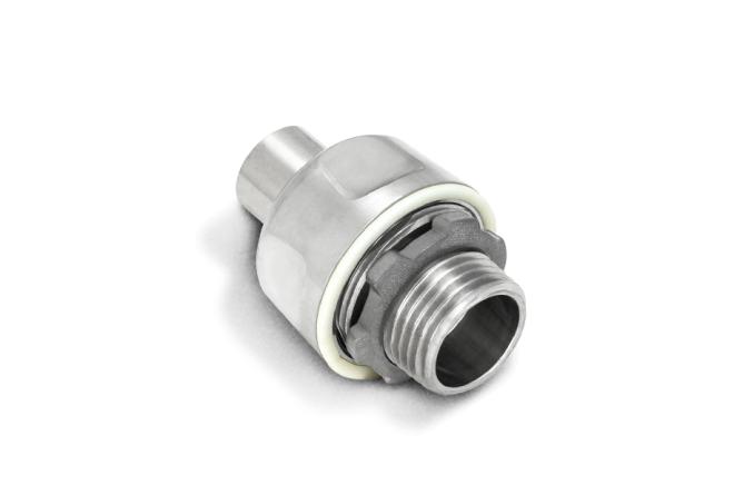 robroy stainless food grade liquid tight fitting straight option