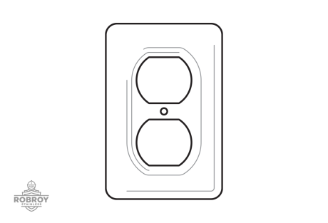 diagram-line-art-1-gang-device-box-cover-receptacle.png Line Drawing of Single Gang Device Receptacle Cover by Robroy Stainless