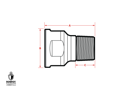 diagram-line-art-hygienic-liquid-tight-transition-adapter.png Line Drawing of Liquid Tight Transition Adapters by Robroy Stainless