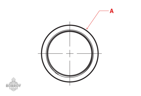 Line Drawing of Couplings by Robroy Stainless