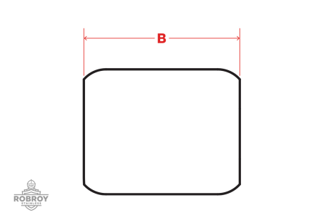 Line Drawing of Couplings by Robroy Stainless