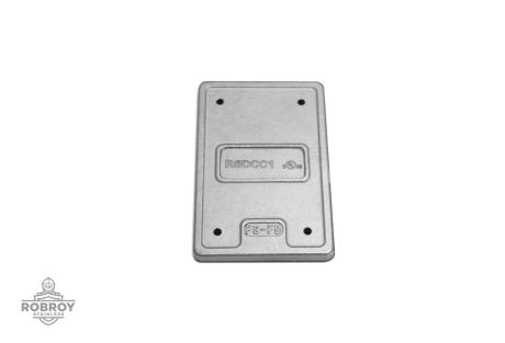 1-gang-device-box-cover-blank-cast.jpg Single Gang Blank Cast Device Cover by Robroy Stainless