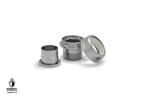 food-grade-liquid-tight-transition-fitting-straight-1.jpg Food Grade Liquid Tight Transition Fitting Straight 1 by Robroy Stainless
