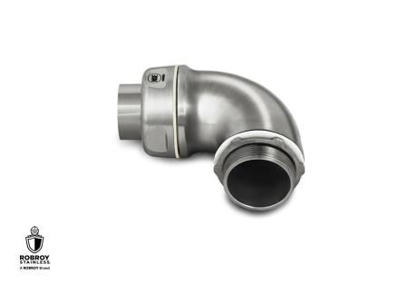 Hygienic Liquid Tight Fittings 90 Degrees 01 by Robroy Stainless