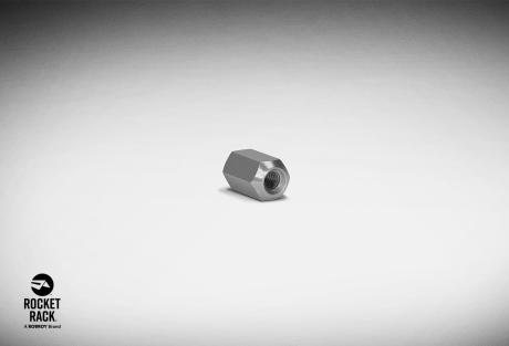 Rod Coupling Nut 3 by Rocket Rack