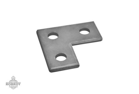 Flat Angle Plate - Three Holes by Robroy Stainless